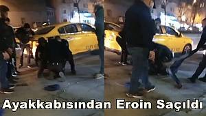 Ayakkabısından eroin saçıldı