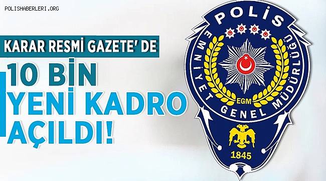 Bazı bakanlık ve kurumlara 10 bin 24 kadro ihdası