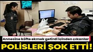 Fatih'te gözaltındaki annesine köfte ekmek getirdiğini söyledi, içinden eroin çıktı 