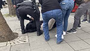 Fatih’te taciz şüphelisi polis ekiplerince yakalandı