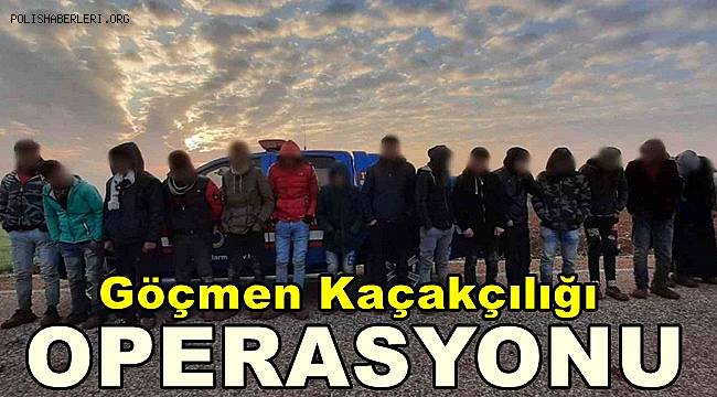 Gaziantep'te 134 düzensiz göçmen yakalandı, 8 organizatör tutuklandı