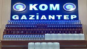 Gaziantep'te sahte içki operasyonunda 2 kişi yakalandı