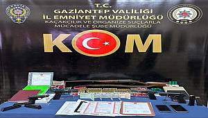 Gaziantep'te tefecilik operasyonunda 3 şüpheli yakalandı 