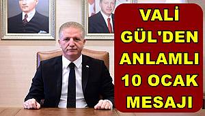 Gaziantep Valisi Davut Gül'den 10 Ocak Çalışan Gazeteciler Günü mesajı 