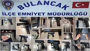 Giresun’un Bulancak ilçesinde bir yılda 53 kaçak silah ele geçirildi 