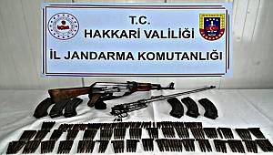 Hakkari’de bir evde silah ve mühimmat ele geçirildi 