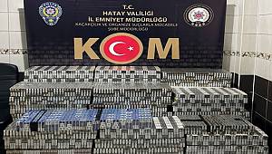 Hatay’da 4 bin 800 paket kaçak sigara ele geçirildi 