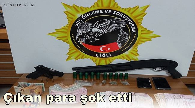 İzmir'de uyuşturucu tacirinin evinden çıkan para şok etti 