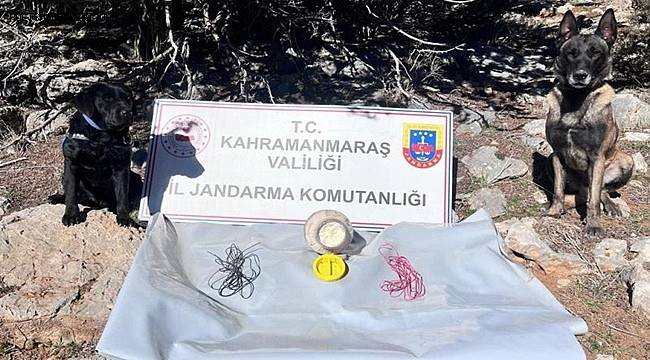 Kahramanmaraş’ta el yapımı patlayıcıyı imha edildi