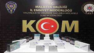 Malatya polisinden kaçakçılık operasyonları