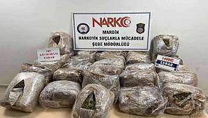 Mardin'de 105 kilogram esrar ele geçirildi, 5 kişi tutuklandı