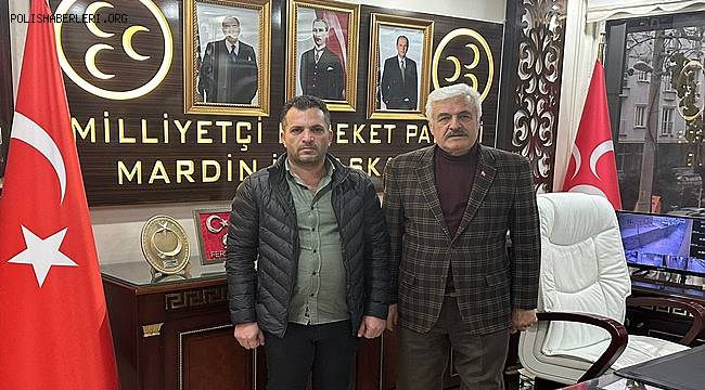 Mehmet Emin Çapın'dan MHP Mardin Milletvekili Adayı Boşkuş'a ziyaret
