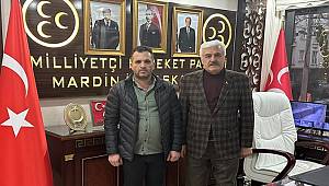 Mehmet Emin Çapın'dan MHP Mardin Milletvekili Adayı Boşkuş'a ziyaret