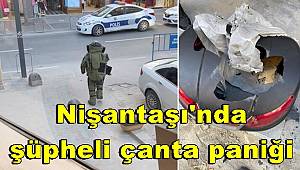 Nişantaşı'nda şüpheli çanta paniği