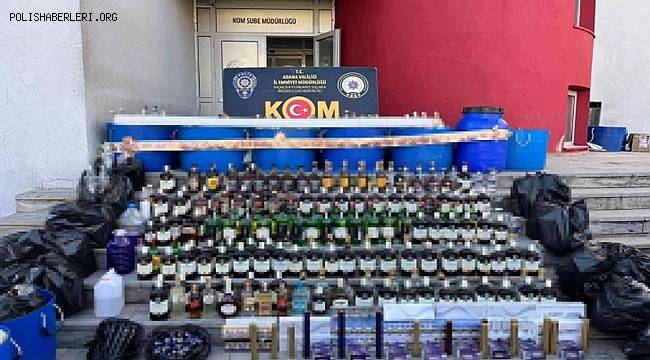 Polisten yeni yıl öncesi sahte içki operasyonu