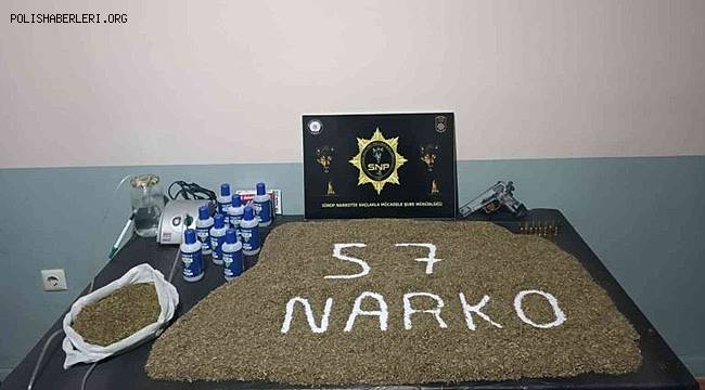 Sinop’ta 5 şüpheli 2 kilo bonzai ile yakalandı