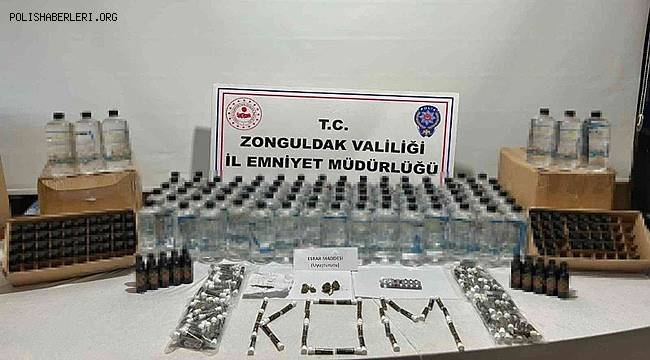 Zonguldak’ta sahte içki operasyonu 