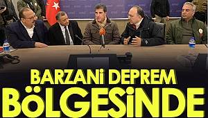 Bölgesel Yönetim Başkanı Barzani deprem bölgesinde