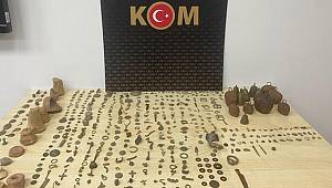 Edirne'de 400 tarihi obje ele geçirildi