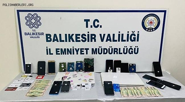 Erdek’te dolandırıcılık operasyonuna 5 tutuklama 