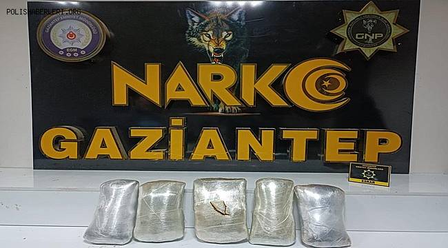 Gaziantep'te uyuşturucu operasyonuna 2 gözaltı