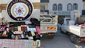 Hatay'dan çaldığı 2 kamyonet ve yağmaladığı malzemelerle Adana'da yakalandı