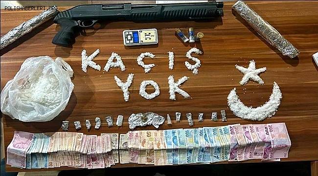 İzmir polisi uyuşturucu tacirlerini 'ŞUT'ladı 