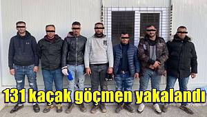 Kırklareli’nde 131 kaçak göçmen yakalandı