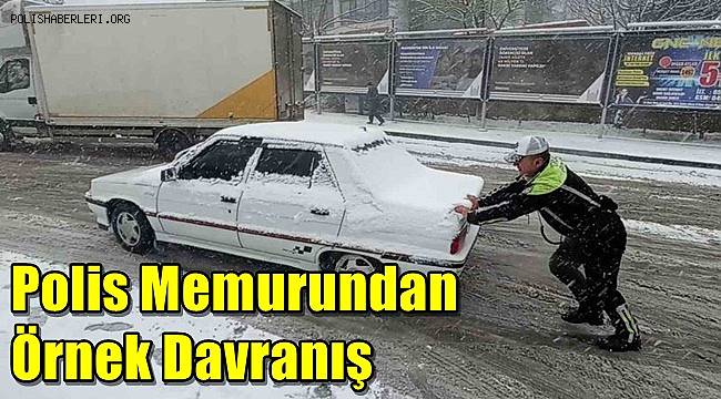 Mardin’de etkili olan kar yağışı sürücülere zor anlar yaşattı 
