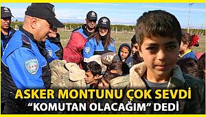 Polisin dağıttığı askeri montu giyip, 'Ben komutan olacağım' dedi