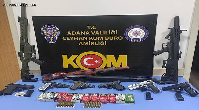 Adana'daki çete operasyonunda 8 tutuklama