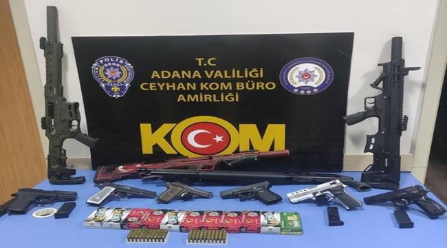 Adana'daki çete operasyonunda 8 tutuklama