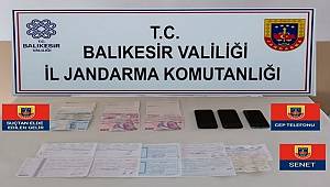 Balıkesir’de jandarmadan tefecilik operasyonu, 3 gözaltı