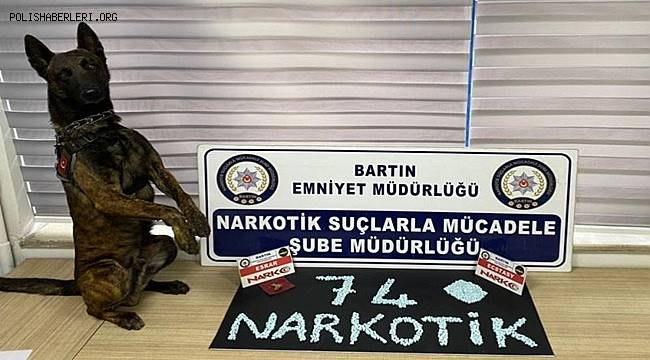 Bartın’da yüzlerce uyuşturucu hap ele geçirildi