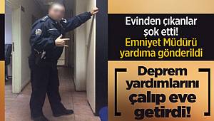 Emniyet Müdürü, Depremzedeler İçin Hatay'a Gönderilen Yardımları Çalıp Evine Götürdü!