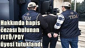 Hakkında hapis cezası bulunan FETÖ/PDY üyesi tutuklandı 