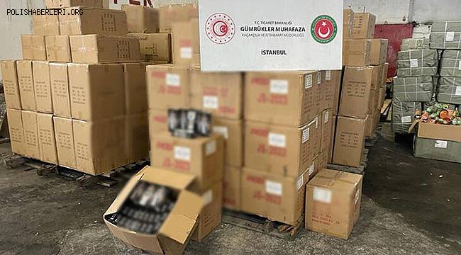 İstanbul'da 6 milyonluk kaçak eşya ele geçirildi