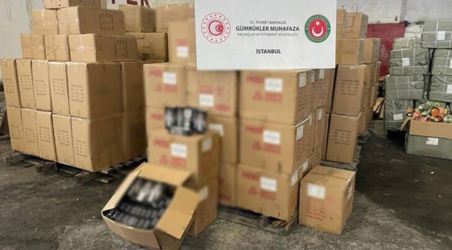 İstanbul'da 6 milyonluk kaçak eşya ele geçirildi