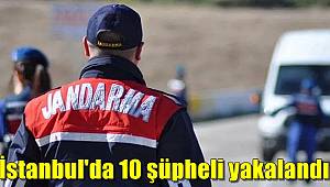 Jandarmadan uyuşturucu operasyonu, 10 şüpheli yakalandı