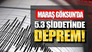 Kahramanmaraş'ta 5.3 büyüklüğünde deprem 