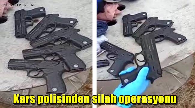 Kars polisinden silah operasyonu