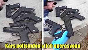 Kars polisinden silah operasyonu