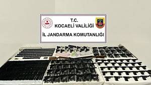 Kocaeli’de bir ayda 28 silah ve 835 silah parçası ele geçirildi