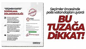 'Seçmen kaydınızı sorgulayın' linkiyle dolandırıcılığa dikkat 