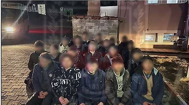 Şehre kaçak girmeye çalışan Afgan göçmenler termal kamera ile yakalandı