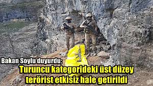 Bakan Soylu duyurdu! Turuncu kategorideki üst düzey terörist etkisiz hale getirildi