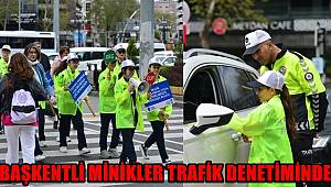 Başkentli Minikler Trafik Denetiminde