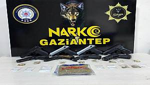 Gaziantep'te uyuşturucu operasyonuna 8 gözaltı 