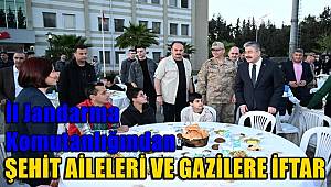 İl Jandarma Komutanlığı'ndan şehit aileleri ve gaziler onuruna iftar 
