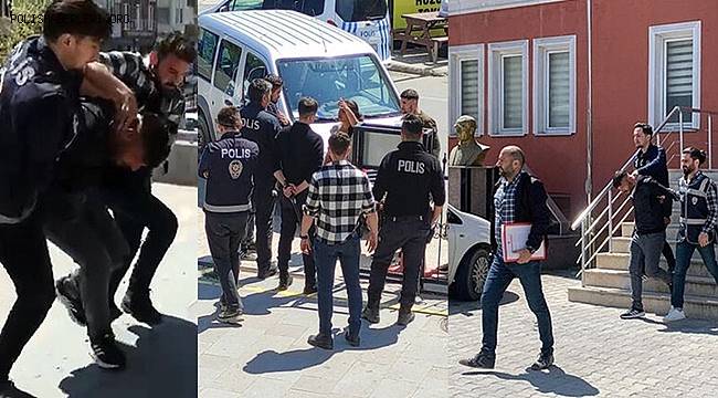 Polise ateş açan şüpheliden gazetecilere, Bu kadar ünlü olduğumu bilmiyordum